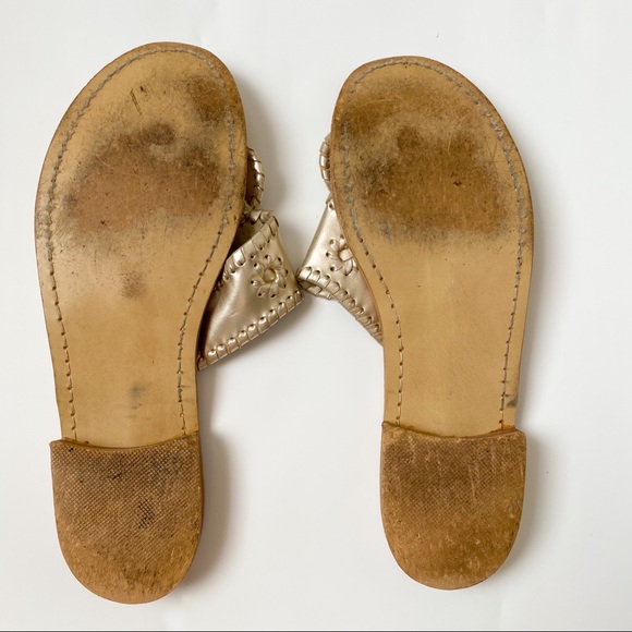 Lightly Used Metallic Jack Rogers - Picture 5 of 5